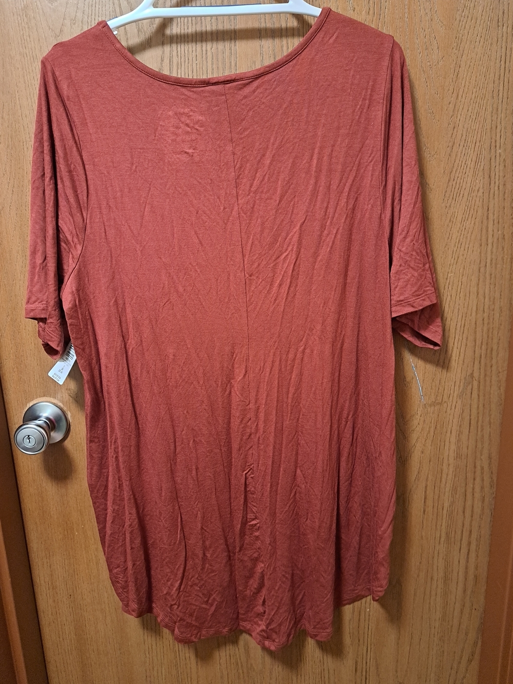 torrid Rust V-Neck Tunic Top - Picture 2 of 4